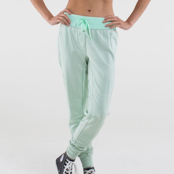 lululemon athletica Pants - Lululemon Happy Yin Year Sweat Pant in Fresh Teal
